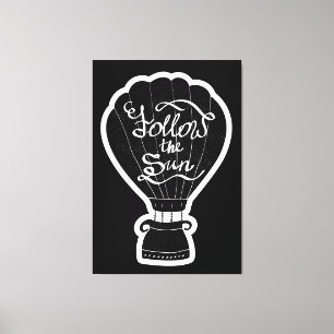 Impressão Em Tela Siga o Sol