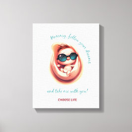 Impressão Em Tela Siga seus sonhos