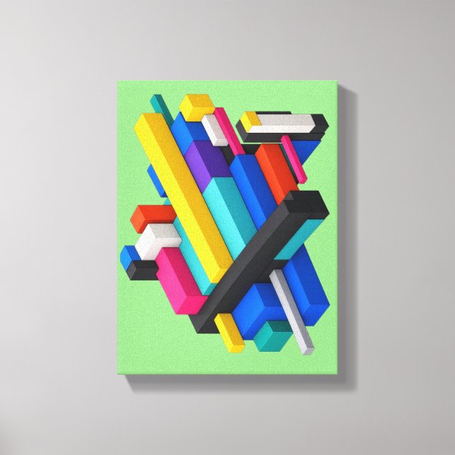 Impressão Em Tela Signal Stack (Frente)