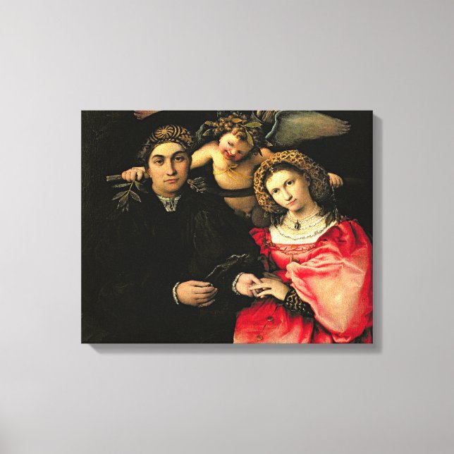 Impressão Em Tela Signor Marsilio Cassotti e sua Esposa, Faustina (Frente)