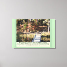 Impressão Em Tela Silencioso Inspirativo