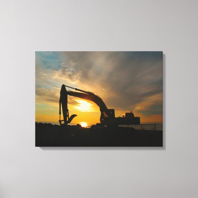 Impressão Em Tela Silhouette on the Breakers (Frente)