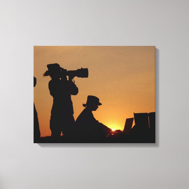 Impressão Em Tela Silhouettes (Frente)