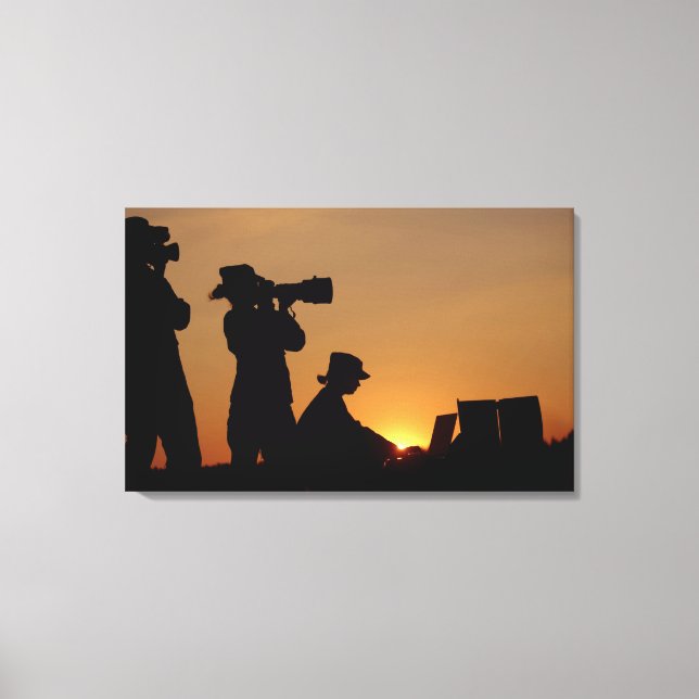 Impressão Em Tela Silhouettes (Frente)