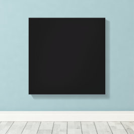 Impressão Em Tela Silhueta de Gato Preto Minimalista