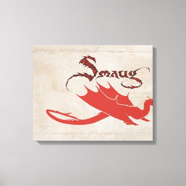 Impressão Em Tela Silhuette e nome SMAUG™ (Frente)