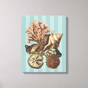 Impressão Em Tela Silhuette Sea Life