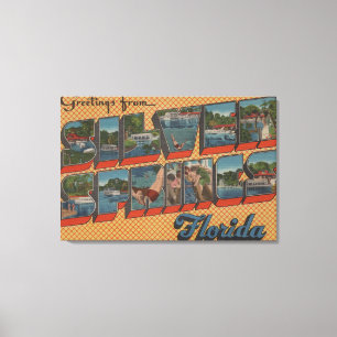 Impressão Em Tela Silver Springs, Florida - grandes cenas da letra