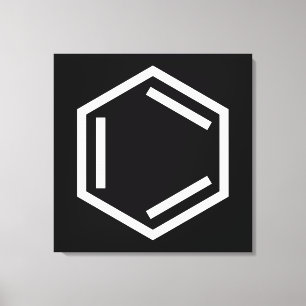 IMPRESSÃO EM TELA SÍMBOLO BENZENO RING