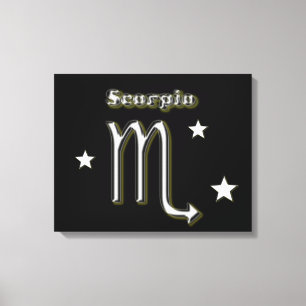 Impressão Em Tela Símbolo cromo de Scorpio