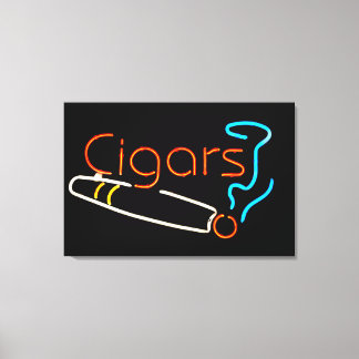 Impressão Em Tela Símbolo de Neon de Cigarros