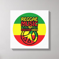 Símbolo de Reggae e Paz com citações positivas