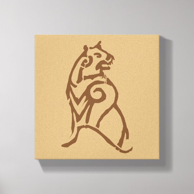 Impressão Em Tela Símbolo de urso BEORN™ (Frente)