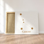 Impressão Em Tela Símbolo Zodiac Moderno - Cancer Dourado | Água Ele<br><div class="desc">Símbolo Zodiac Moderno - Cancer Dourado | Água Elementar</div>