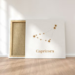Impressão Em Tela Símbolo Zodiac Moderno, Capricórnio Dourado | Elem<br><div class="desc">Símbolo Zodiac Moderno,  Capricórnio Dourado | Elemento Terra</div>