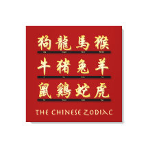 Símbolos bochosos chineses em Dourado