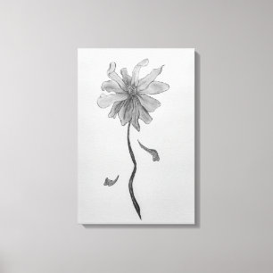 Impressão Em Tela Simple Daisy