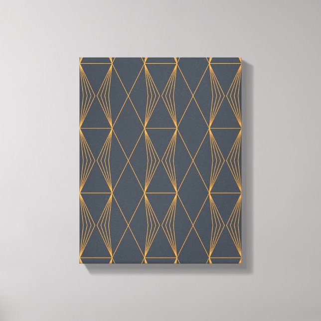 Impressão Em Tela Simple, elegant, cool, trendy line graphic pattern (Frente)