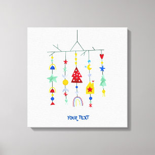 Impressão Em Tela Simple Minimalista Scandi