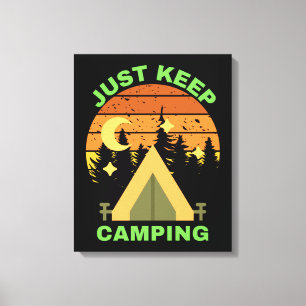 IMPRESSÃO EM TELA SIMPLESMENTE MANTENHA O CAMPING