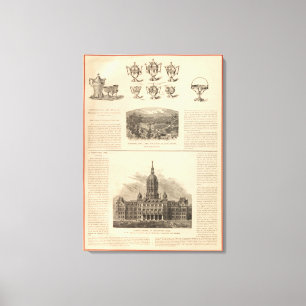 Impressão Em Tela Simpson, Hall, Miller e Companhia de Viajante