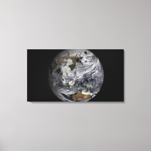 Impressão Em Tela Simulação da nuvem da terra completa