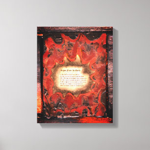 Impressão Em Tela Sinais Da Terra