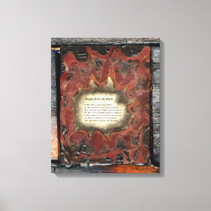 Impressão Em Tela Sinais Da Terra