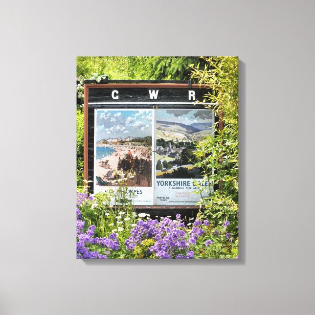 IMPRESSÃO EM TELA SINAIS DE ESTAÇÃO DO COMBOIO ANTIGO (Frente)