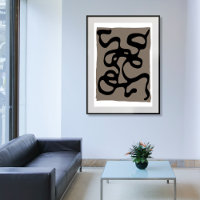 Sinais distantes: Abstrato preto e Cinza