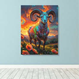 Impressão Em Tela Sinais do Zodiac - Áries