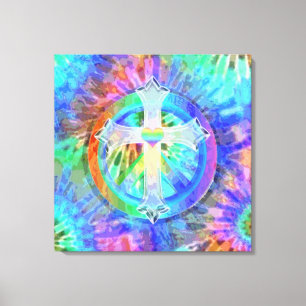 Impressão Em Tela Sinal da cruz e de paz