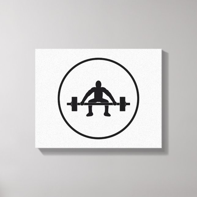 Impressão Em Tela Sinal de elevação de peso (Frente)