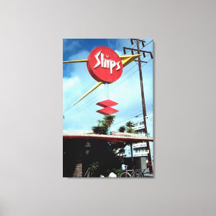 Impressão Em Tela Sinal de Navios