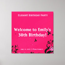 Impressão Em Tela Sinal de Pedestal de Boas-vindas da bolsa mensagei