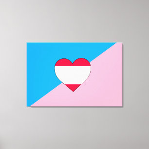 Impressão Em Tela Sinalizador do Orgulho de Idade