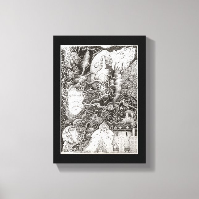 Impressão Em Tela Síndrome de Mindsucker (Frente)