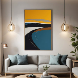 Impressão Em Tela Sinfonia Abstrata