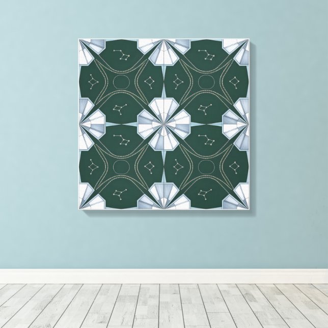 Impressão Em Tela Sinfonia Celestial (Insitu(piso de madeira))