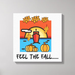 Impressão Em Tela Sinta as Víblias do outono