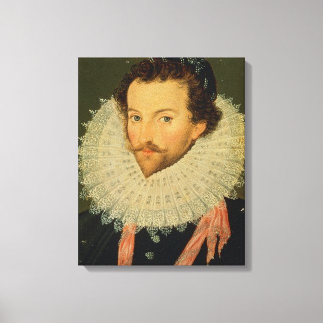 Impressão Em Tela Sir Walter Raleigh (Frente)