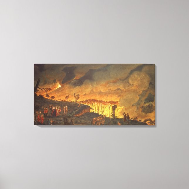 Impressão Em Tela Sir William Hamilton mostrando Fernando IV (Frente)