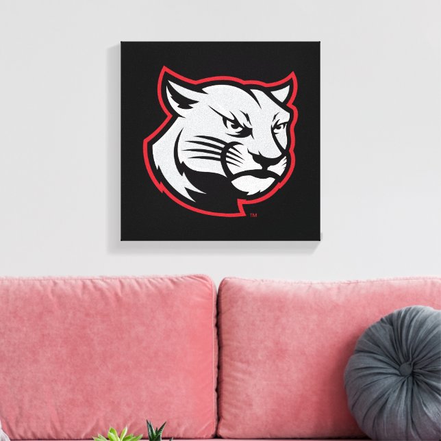 Impressão Em Tela SIUE Cougars (Insitu(Sala de estar))
