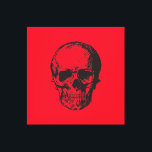 Impressão Em Tela Skull Red Pop Art<br><div class="desc">Este produto era muito bom e eu adoro quão fácil é para personalizar a design. A design era muito simples,  por isso estou muito satisfeito quando crio.</div>