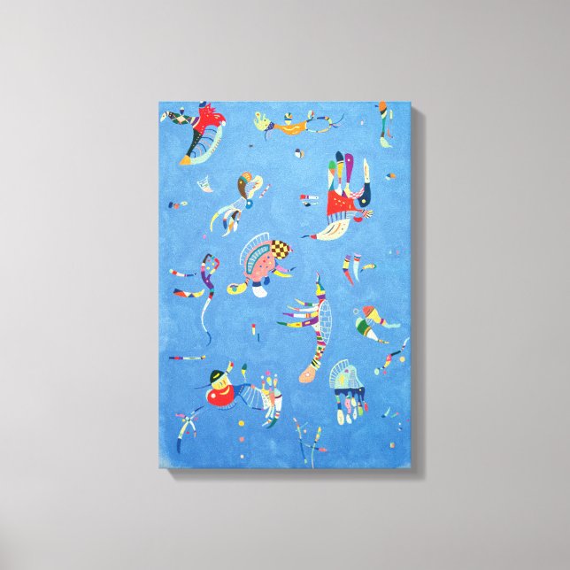 Impressão Em Tela Sky Blue por Wassily Kandinsky (Frente)