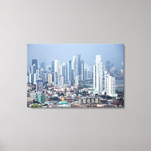 Impressão Em Tela Skyline da Cidade do Panamá