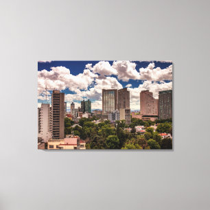 Impressão Em Tela Skyline dos hotéis em Polanco Cidade do México