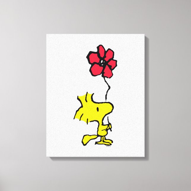 Impressão Em Tela Snoopy So Sweet Flower Pattern (Frente)