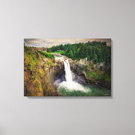 Impressão Em Tela Snoqualmie Falls Washington