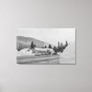 Impressão Em Tela Snoqualmie, WA - fotografia da área do esqui da